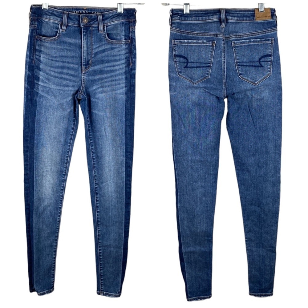 American Eagle Super Hi-Rise Jeggings Size 4 XLong